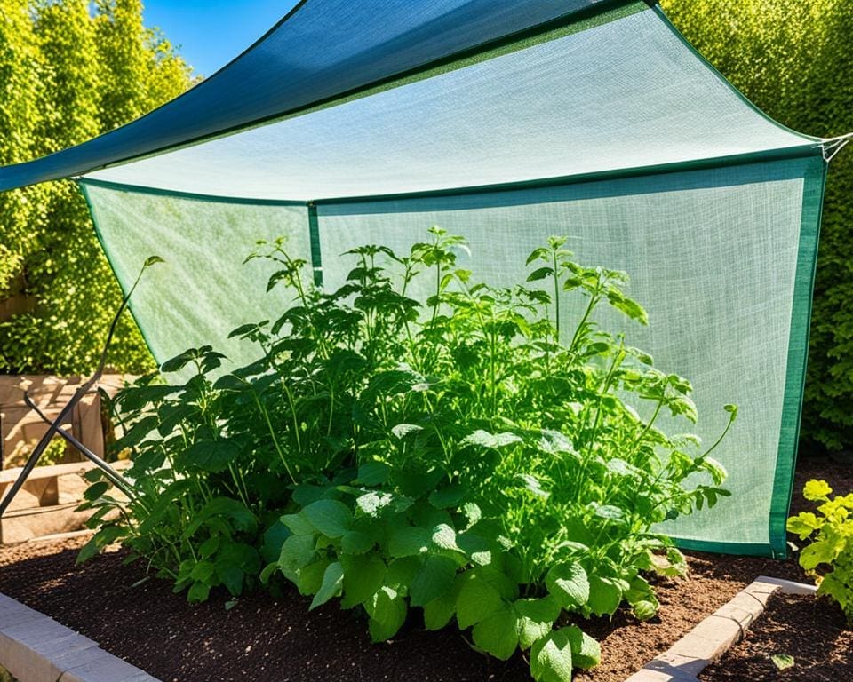 Shade cloth for plants