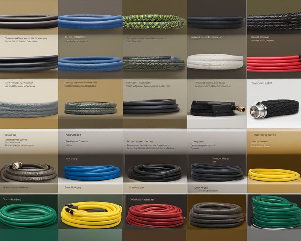 common types of garden hoses