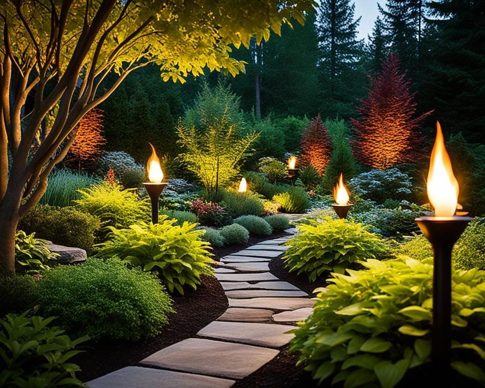 outdoor living torch lights