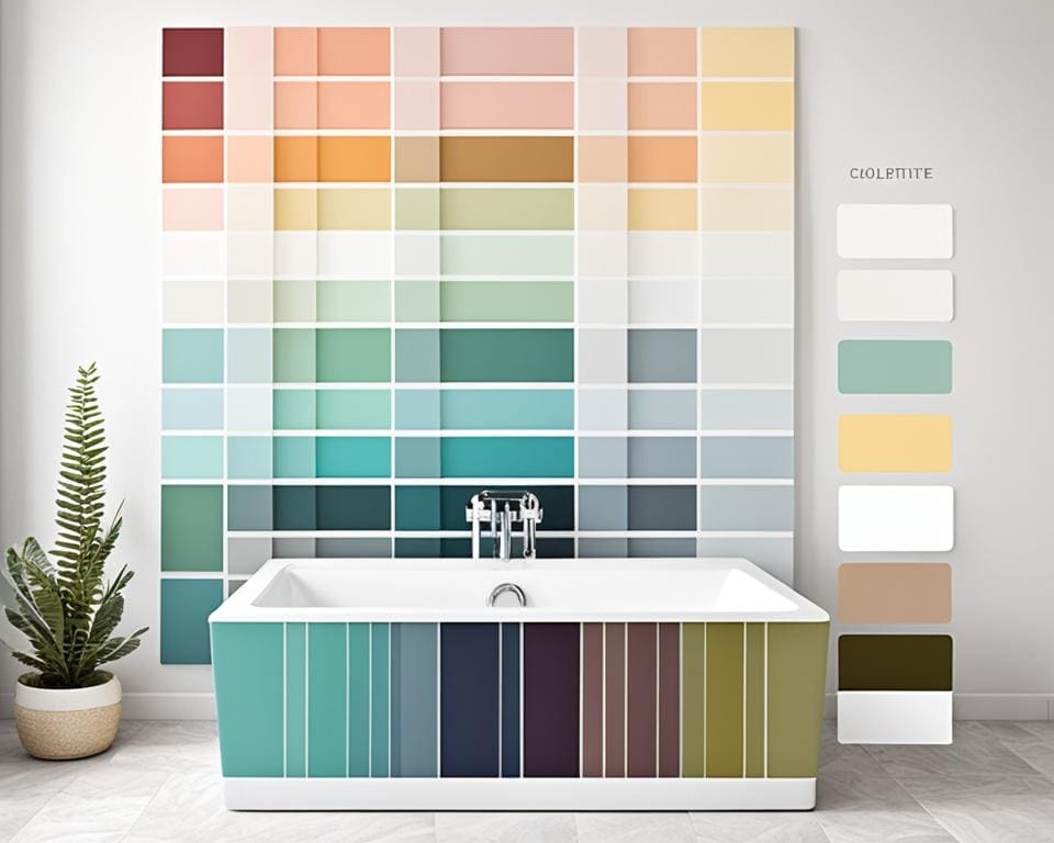 trendy colour palettes for bathrooms