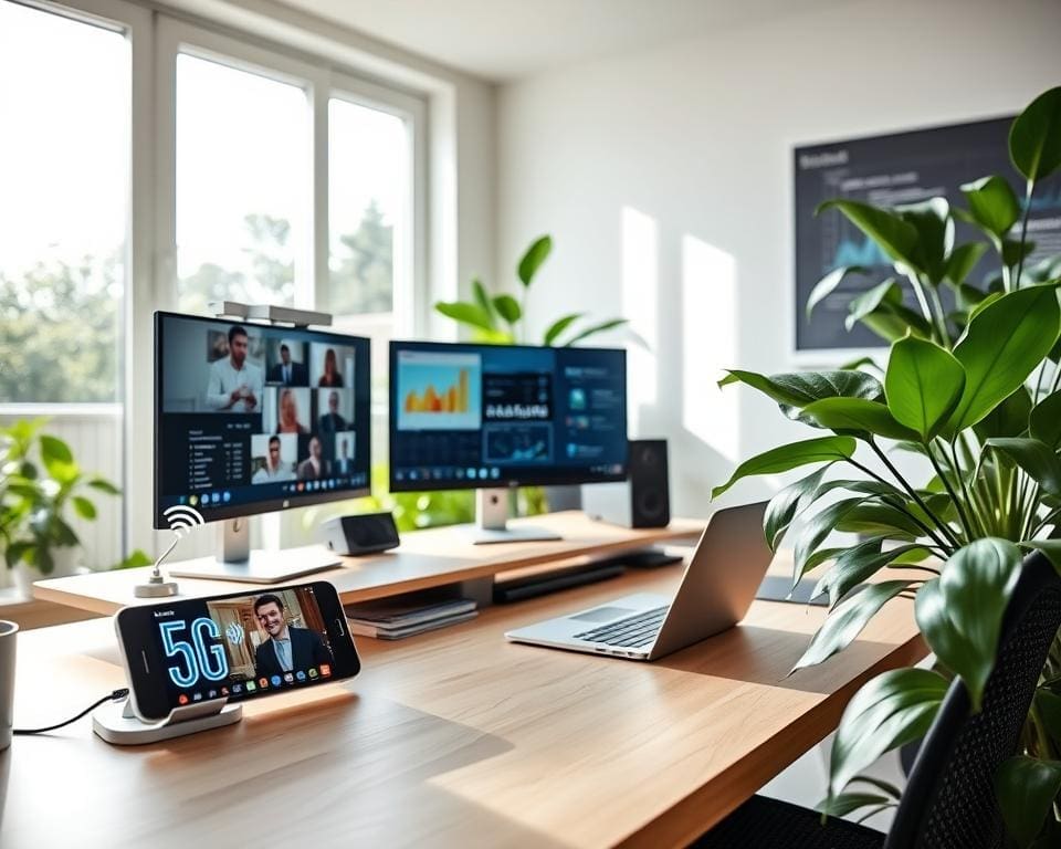 5G technology in remote work applications