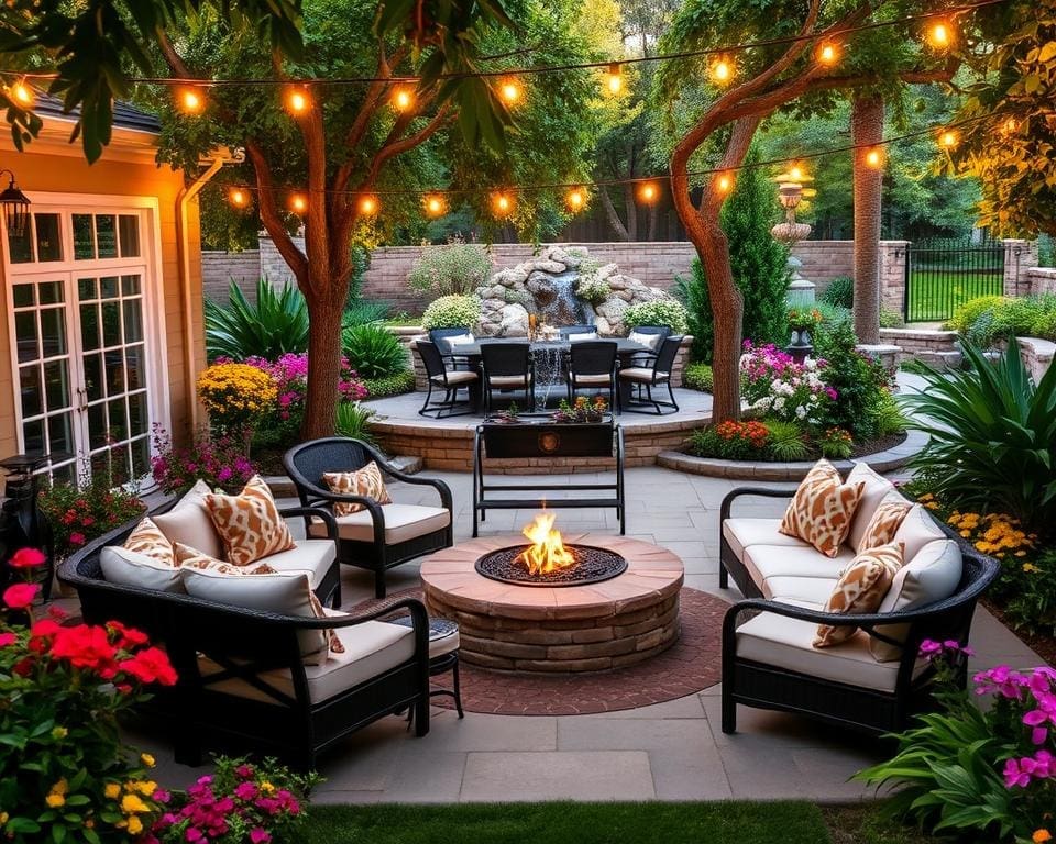 Outdoor living spaces