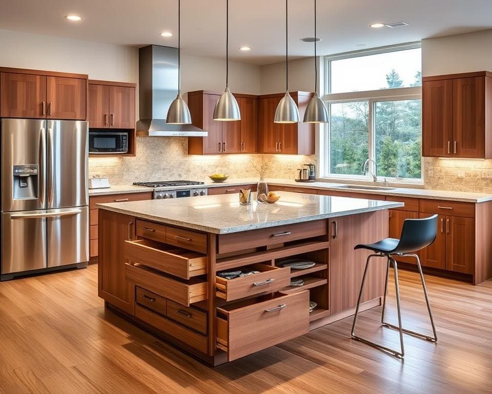 kitchen island storage