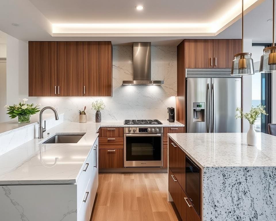 modern kitchen countertop options