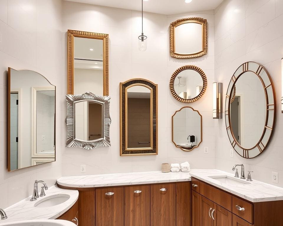 stylish bathroom mirrors