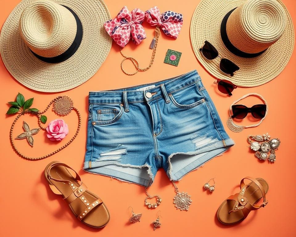 denim shorts styling tips