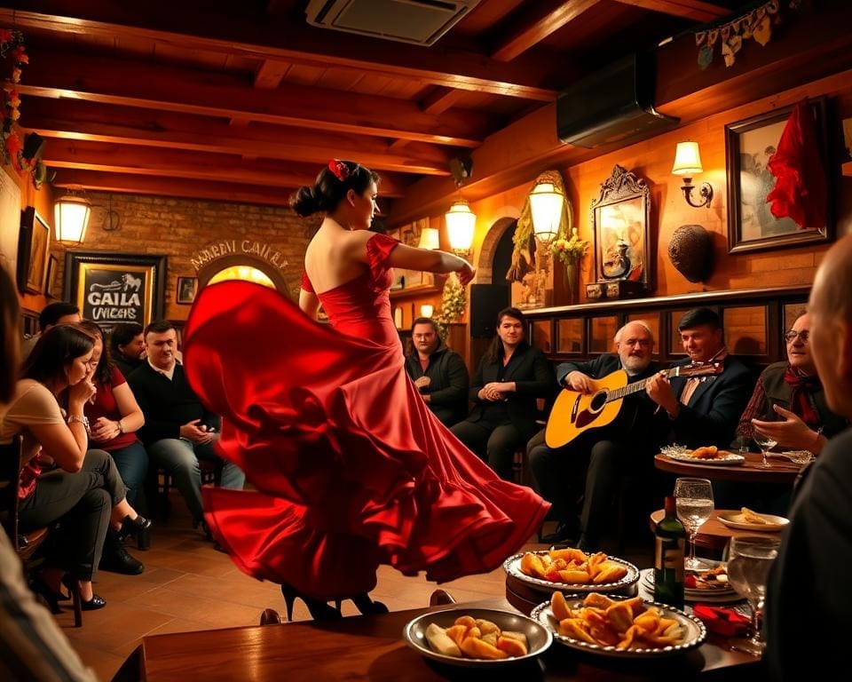 Flamenco performance in Madrid