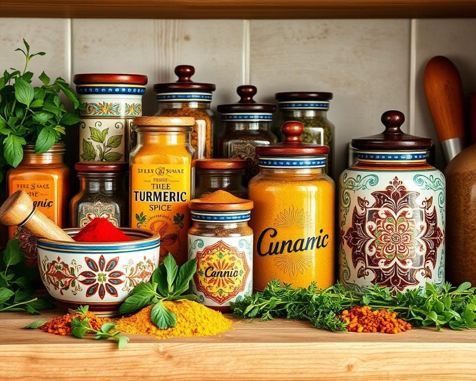 Ceramic Spice Jars for Organised Kitchens