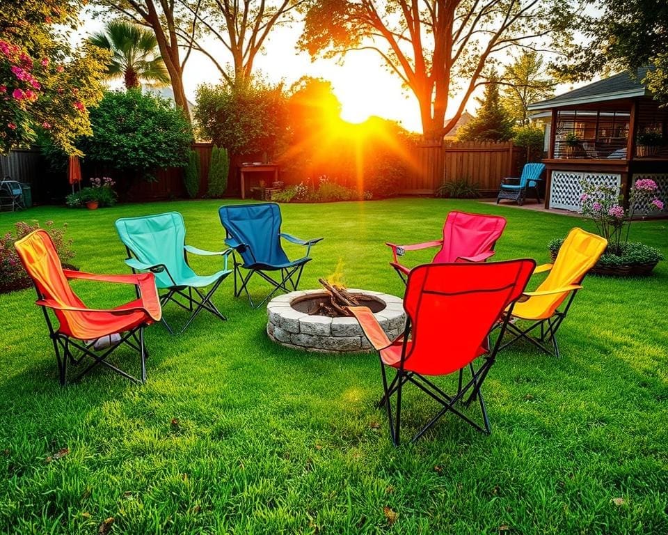 Collapsible Camping Chairs for Backyard Fun