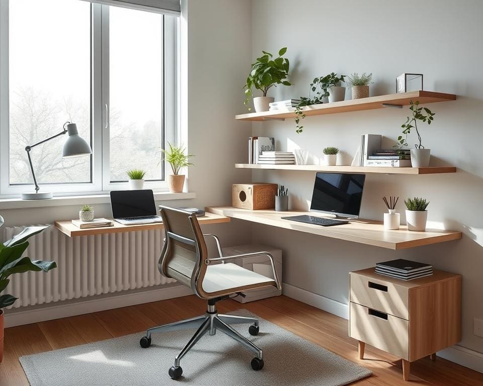 Floating Desks for Compact Home Offices