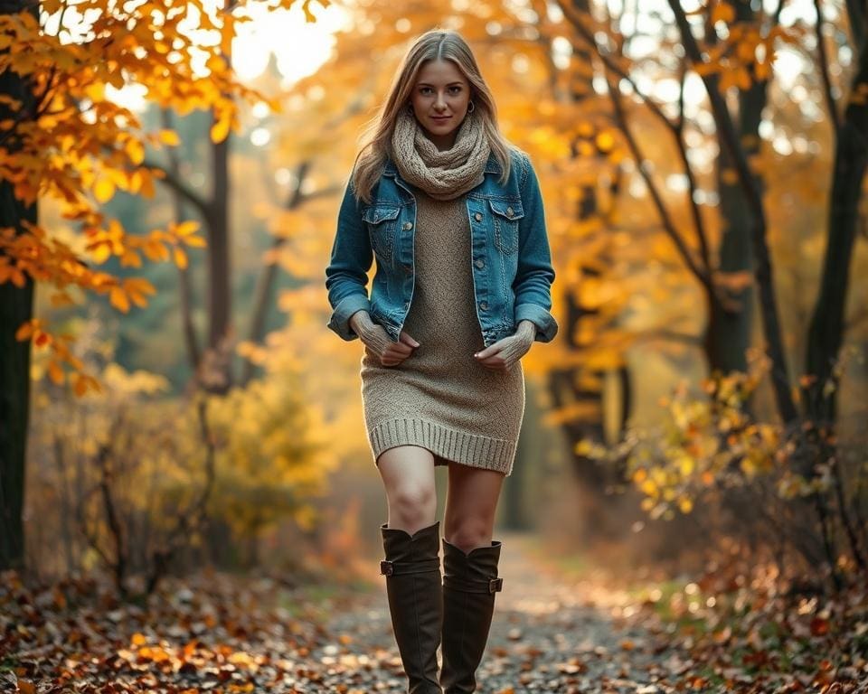 How to Style a Sweater Dress for a Cozy Fall Look