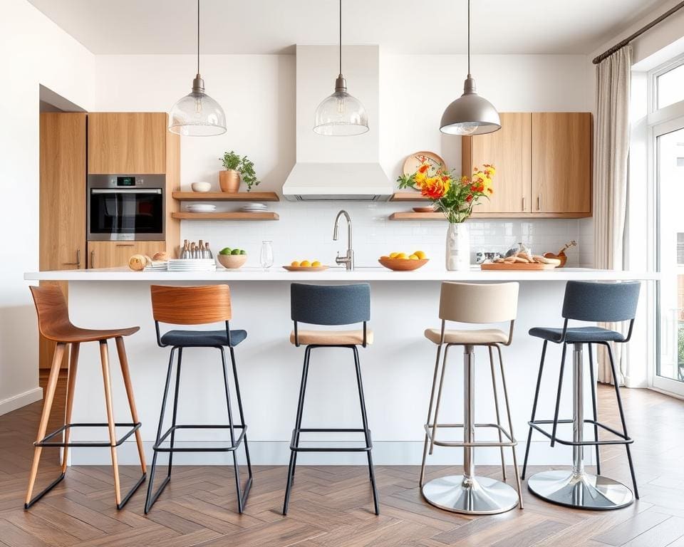 Kitchen Stools for Modern Breakfast Bars