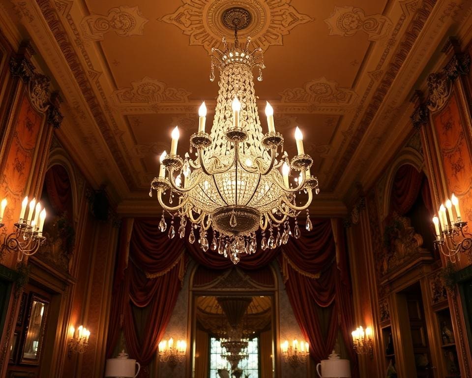 Luxury lighting with chandeliers