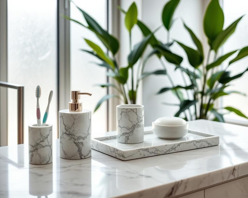 Marble Bathroom Accessories for a Luxe Finish