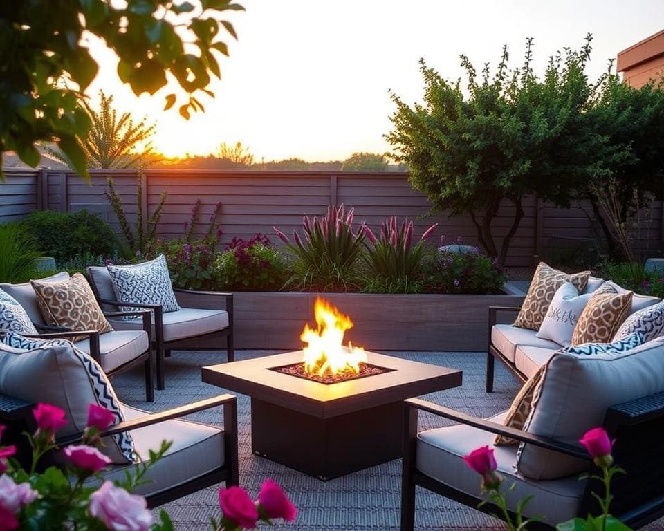 Outdoor Fire Tables for Stylish Garden Evenings