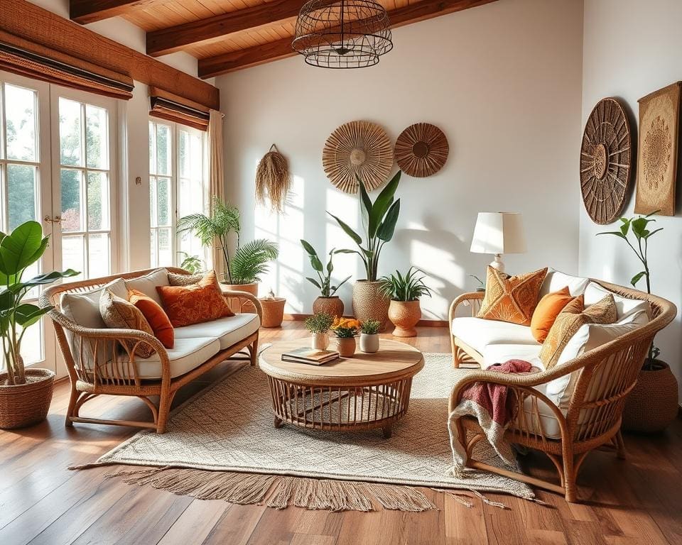 Rattan Furniture for Boho-Chic Interiors