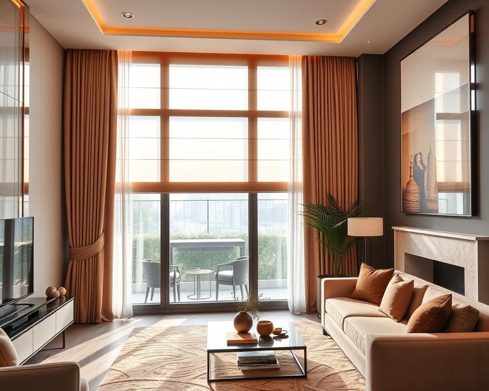 Window treatments in interior design