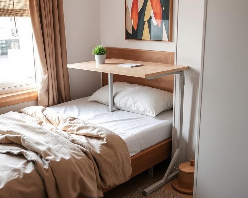 adjustable over-bed tables