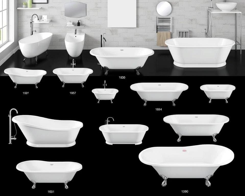 bathtub dimensions and styles