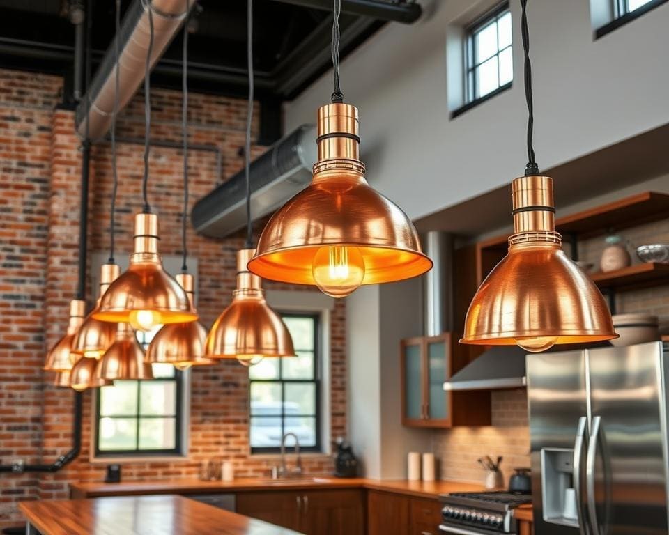 copper pendant lamps