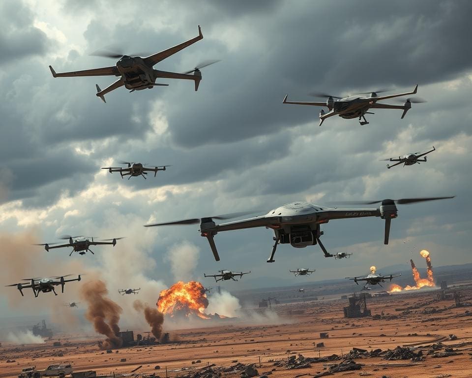 drone technology in warfare