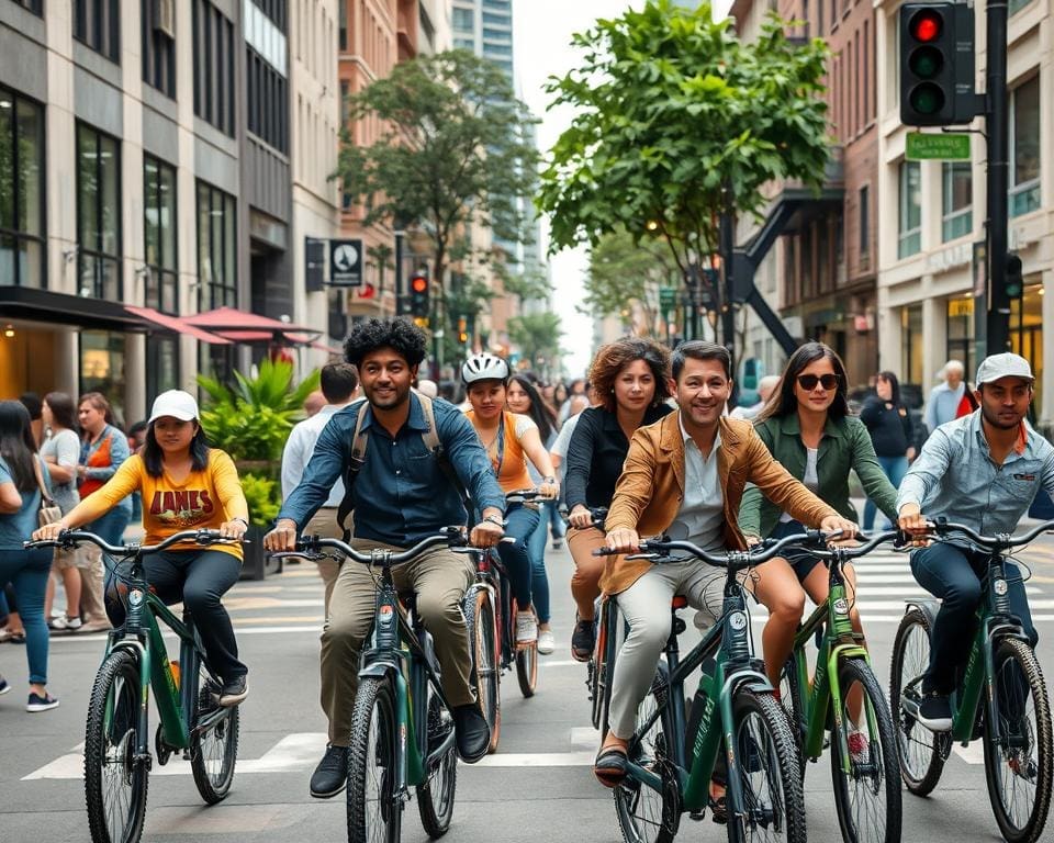 electric bikes in urban cycling