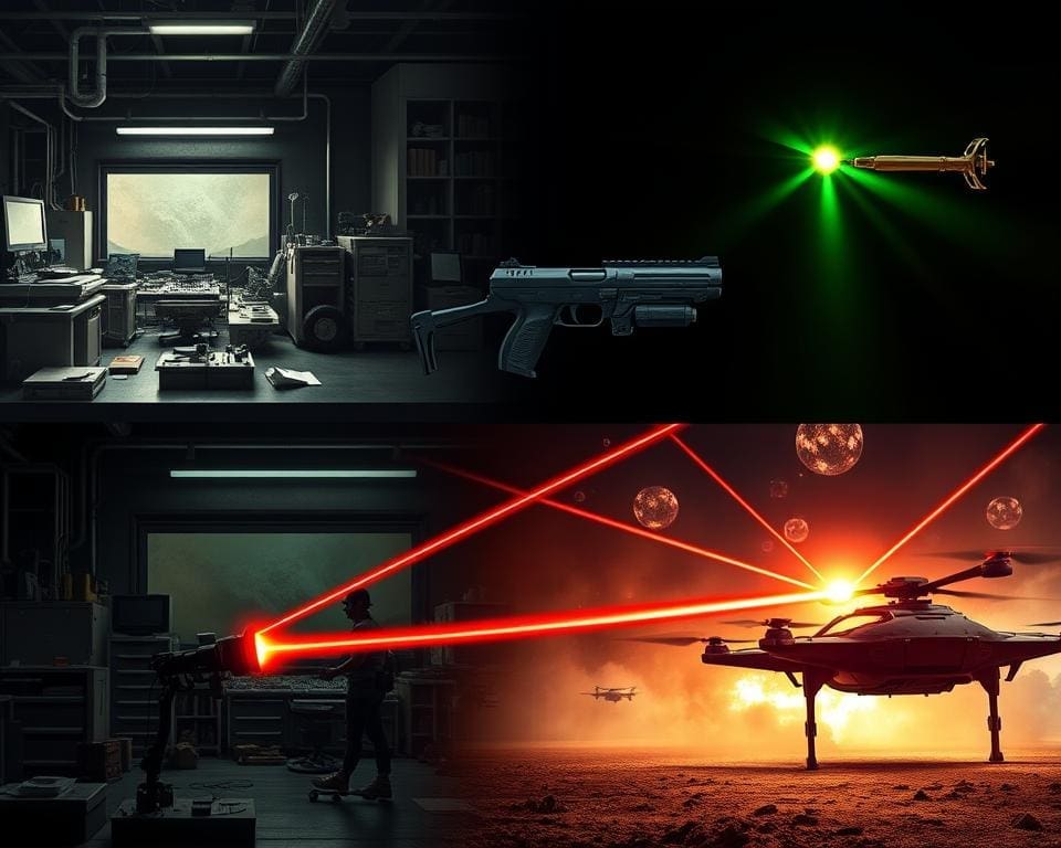 evolution of laser weapons