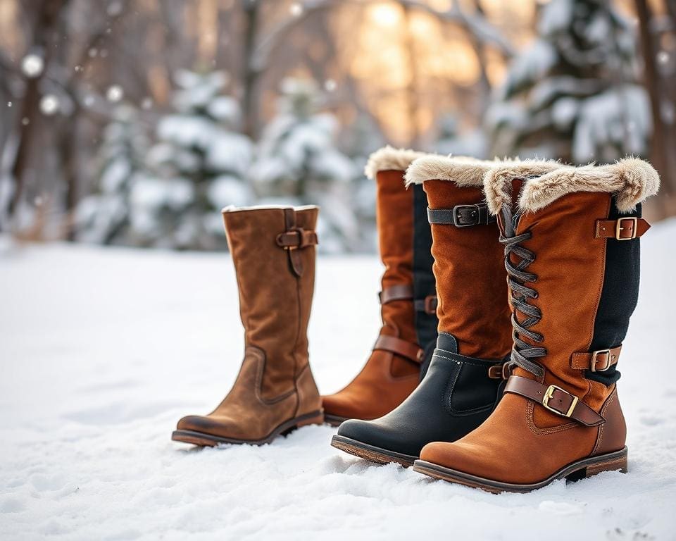 fashionable winter footwear