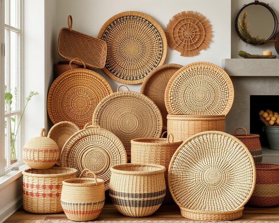 handwoven baskets