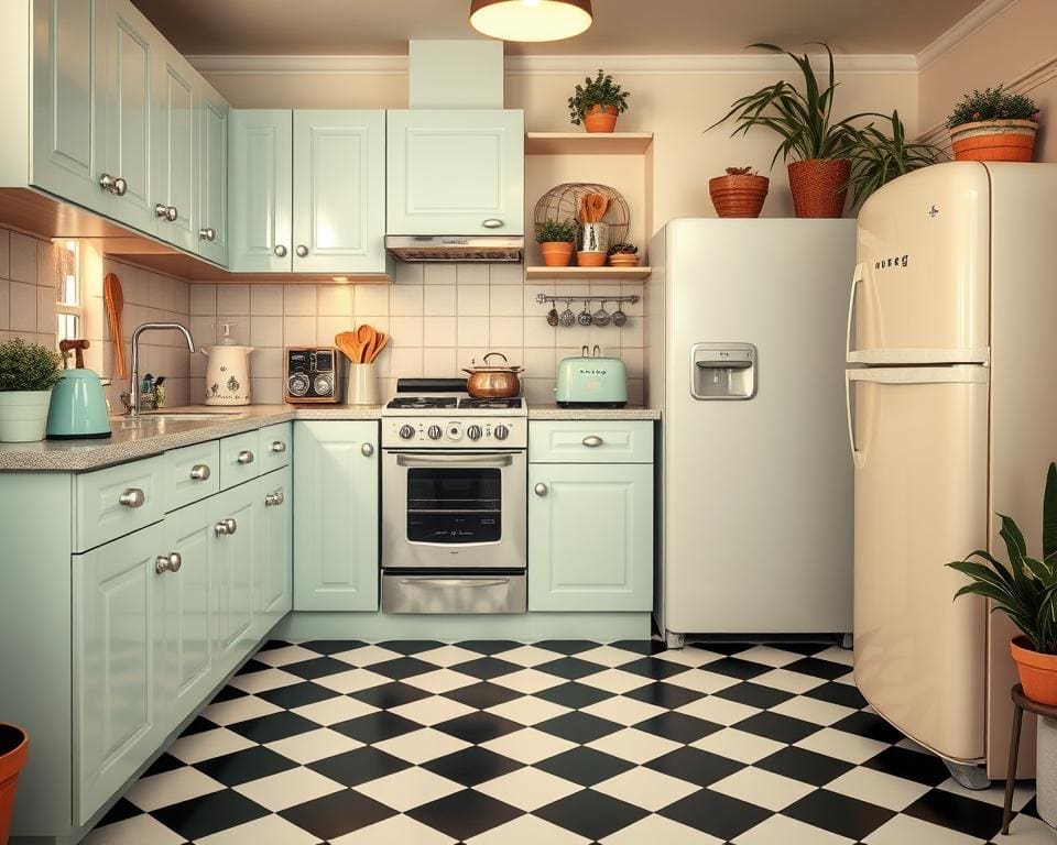 retro kitchen