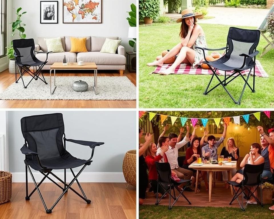 versatility of foldable chairs