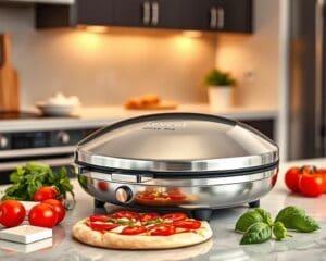 Compact electric pizza maker: perfect for small kitchens