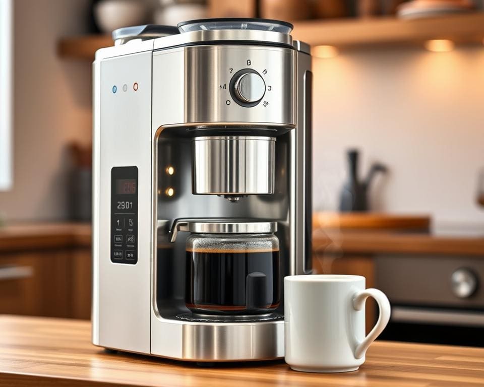 Electric coffee machines with built-in grinders