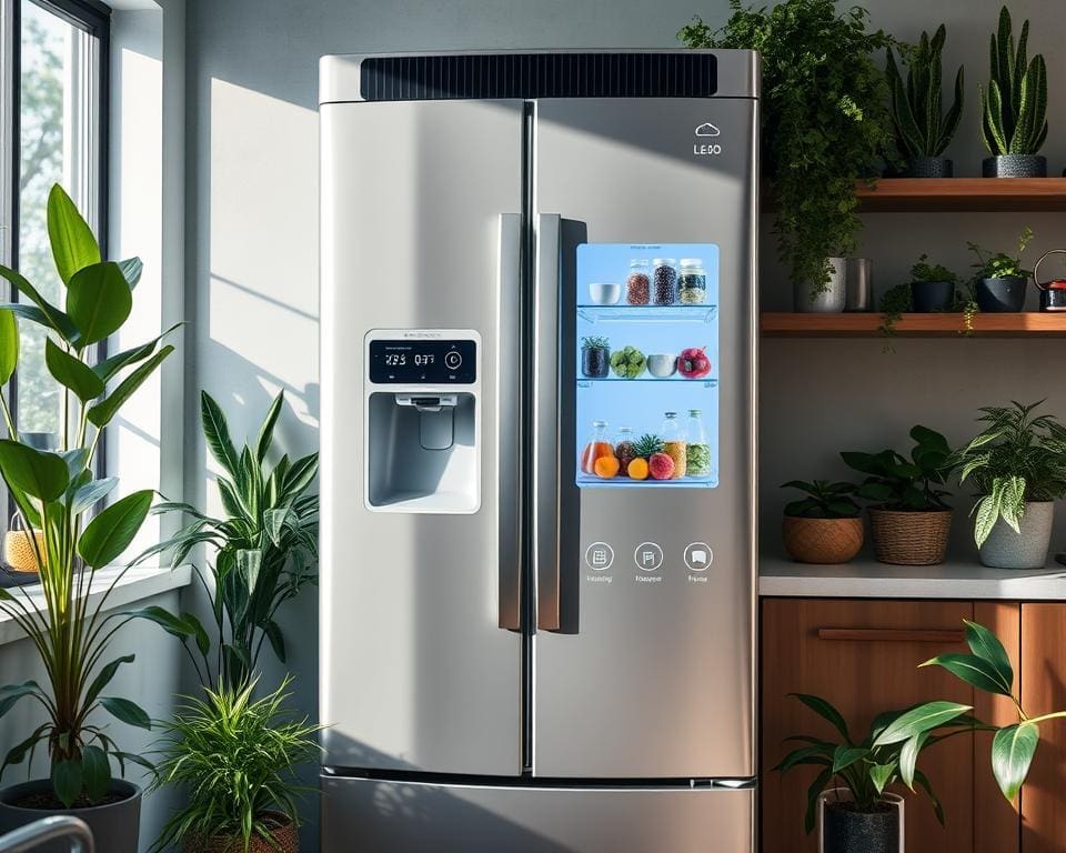 Energy-saving smart refrigerator with eco features