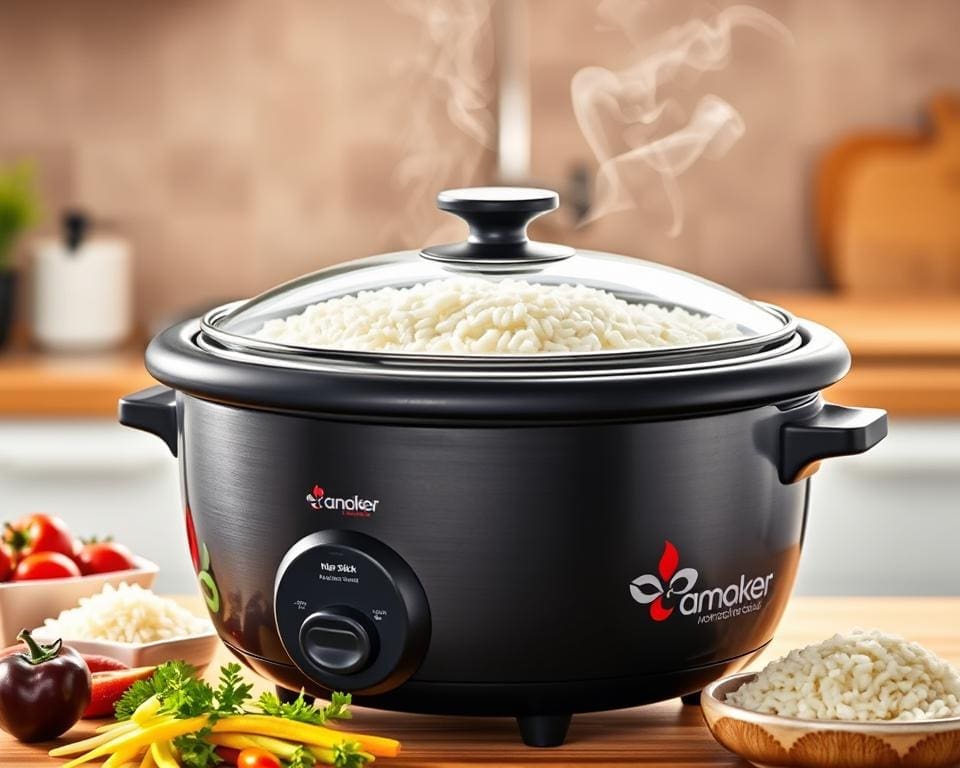 Glass-lid rice cooker with a non-stick surface