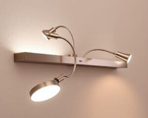Modern wall lamp with flexible arms for directional lighting