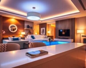 Multi-room smart lighting controlled via app