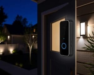 Night vision-enabled smart doorbell for round-the-clock safety