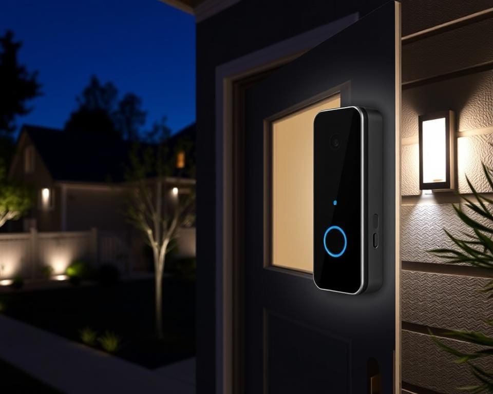 Night vision-enabled smart doorbell for round-the-clock safety