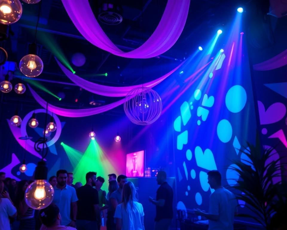 Party-ready smart lighting with dynamic color modes