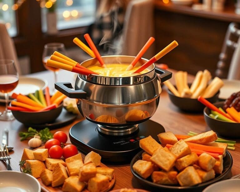 Rapid-heating fondue set for fun gatherings