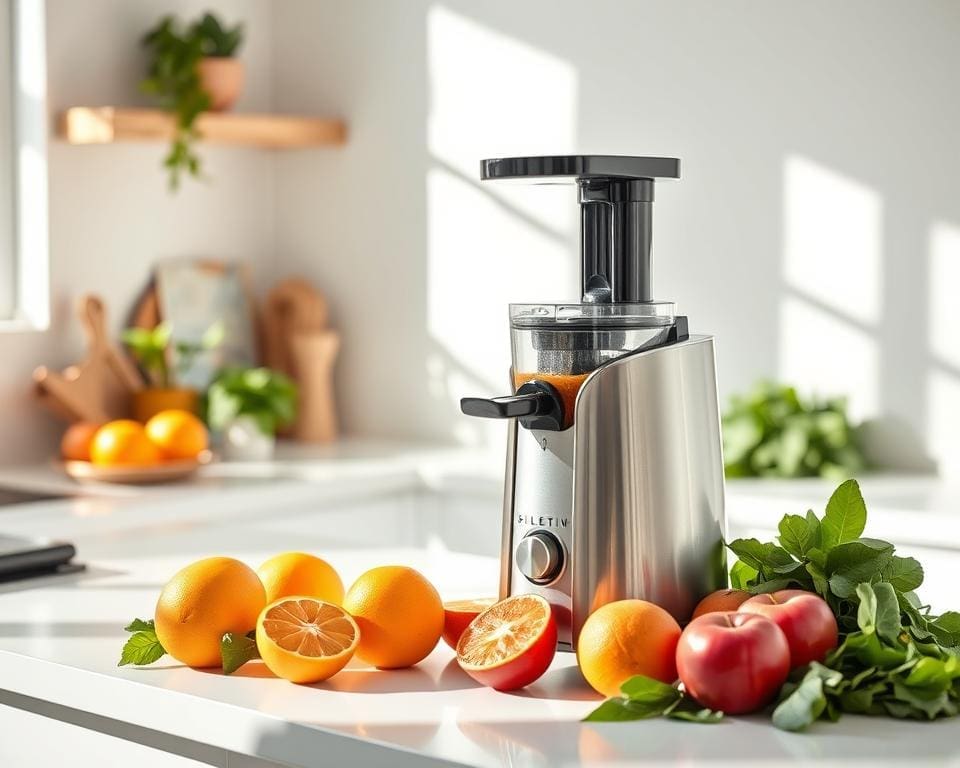 Silent electric juicer for healthy mornings