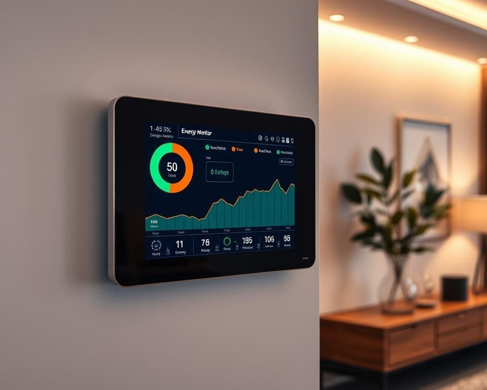 Smart energy monitor with real-time usage updates