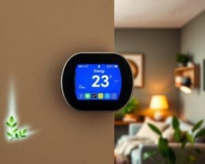 Smart thermostat with energy-saving schedules