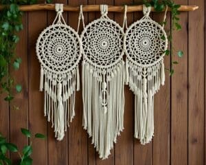 Wall décor in macramé: bohemian charm for your home