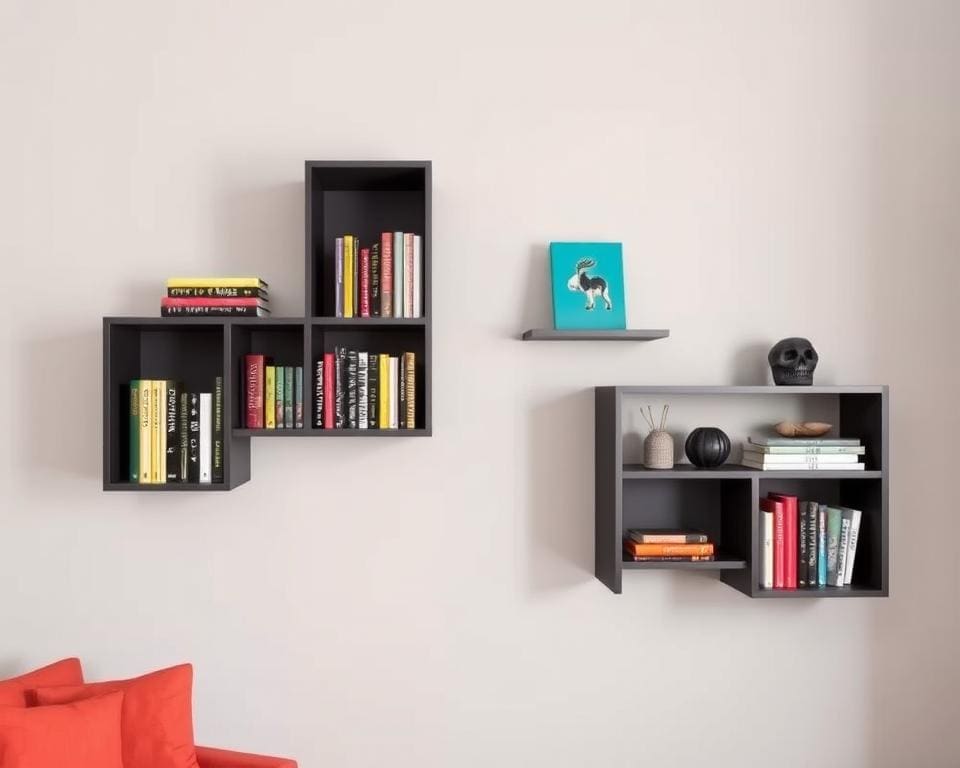 modern wall shelving