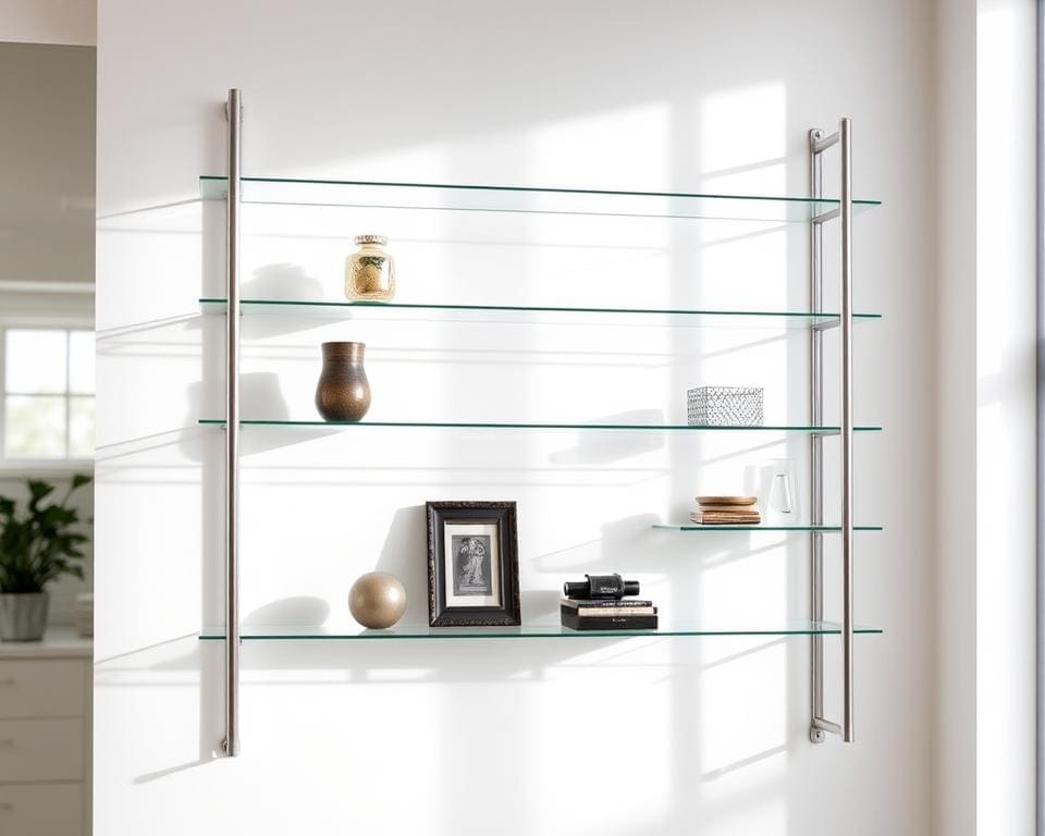 sleek wall storage rack