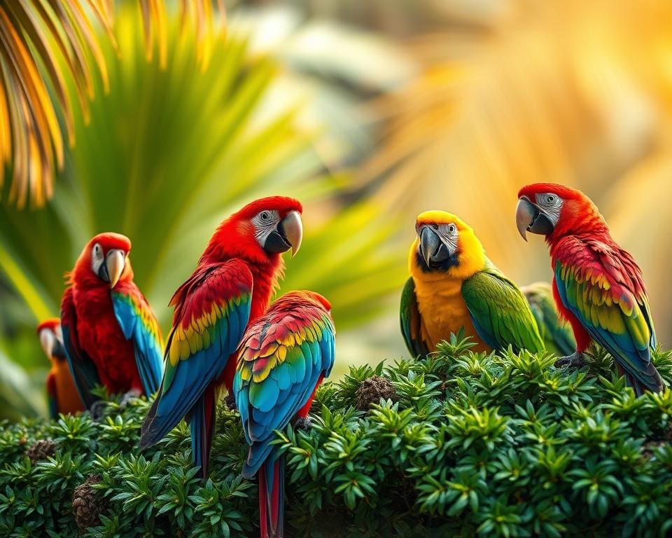 Characteristics of exotic parrots