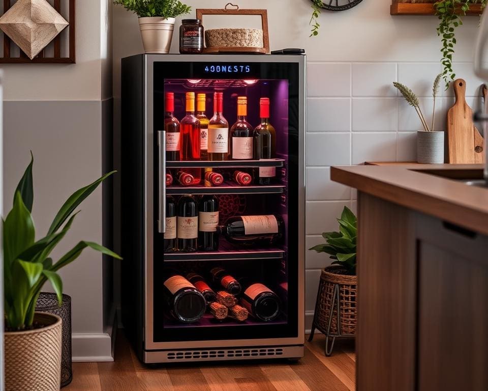 Compact wine fridges for small spaces