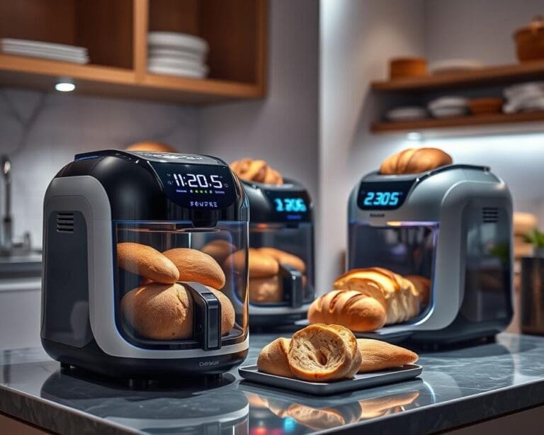 Electric bread makers with custom baking modes